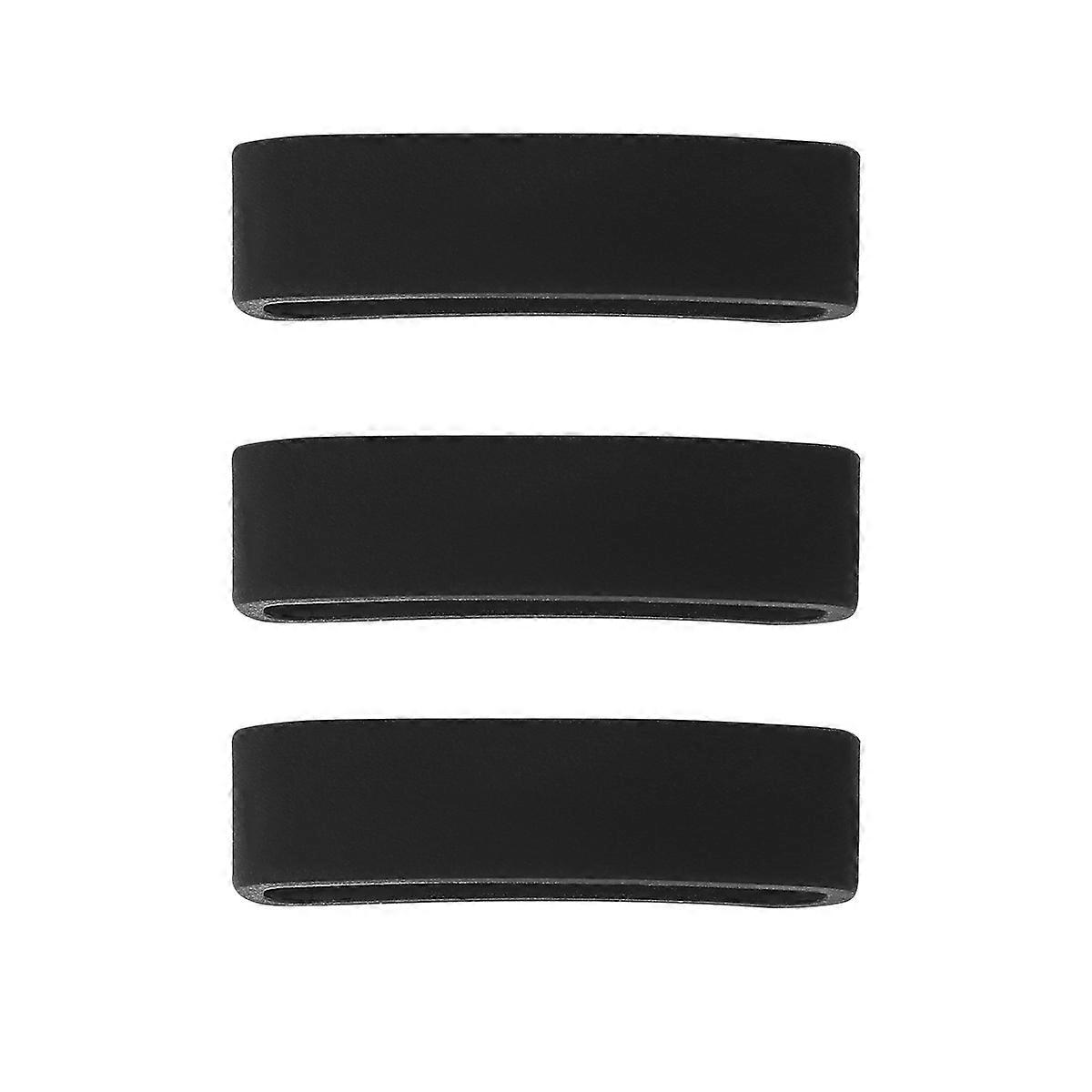 Watch Strap Holder Replacement for Buckle Black 3Pcs