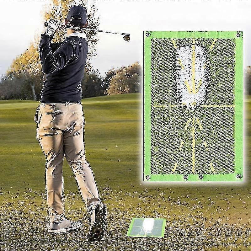 2025 Golf Training Mat For Swing Detection Batting, Golf Training Aid Impact Mat