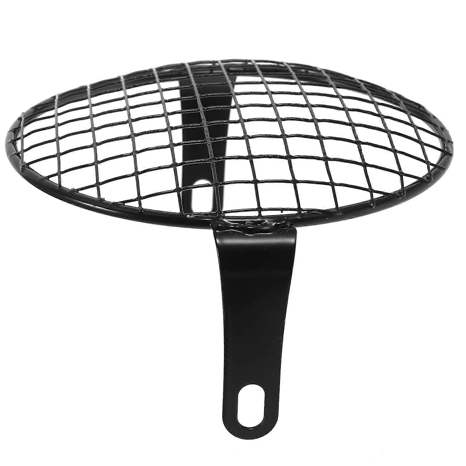 Motorcycle Headlight Cover Black for lamp easy to install with stable characteristics 10.5in