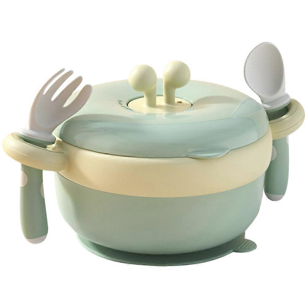 Stainless Steel Suction Bowl For Babies Ideal For Travel And Home Use With Heat Preservation Feature 1 Set