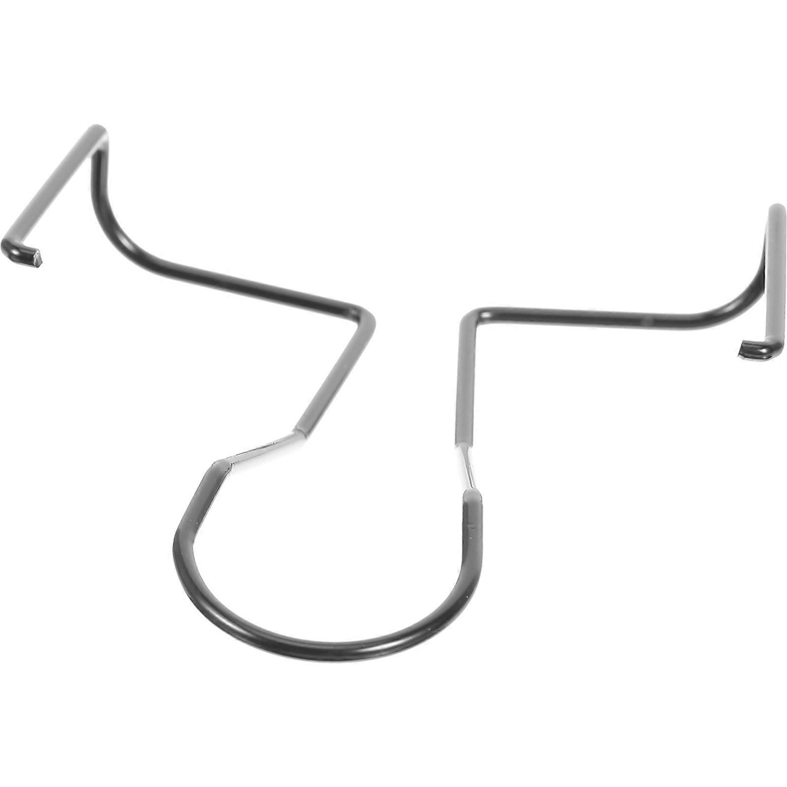 Microphone Belt Clip Sturdy Metal for Mic Black Secure Connection Fits Most Mics 0.8 inches
