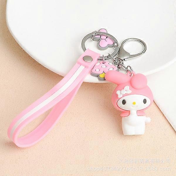 Cartoon Character Action Model Keychain Doll Backpack