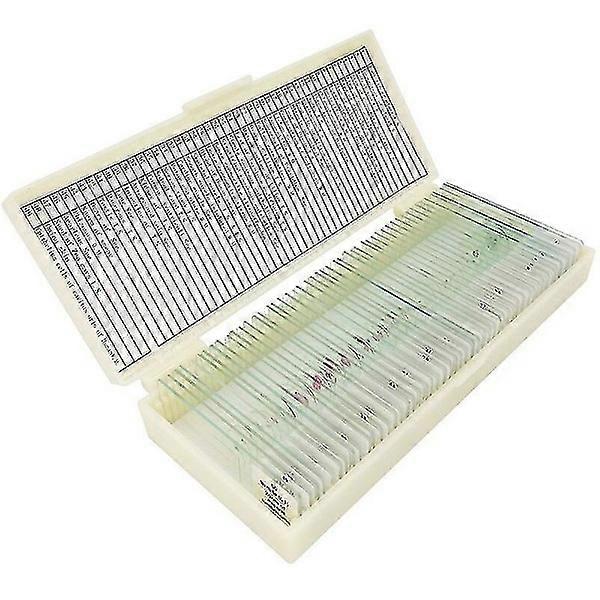 50 Pcs Microscope Slides for Basic Scientific Teaching