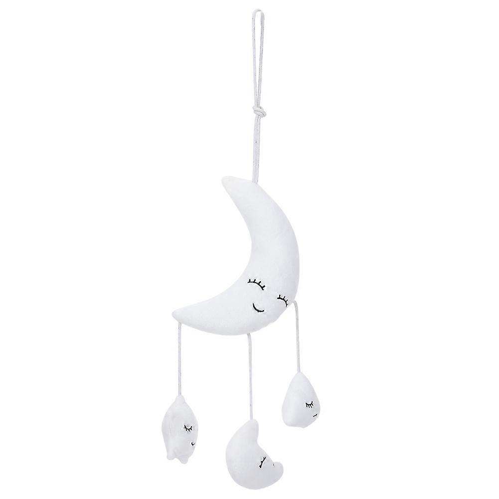 Infant Hanging Pendant Rattle Toy Baby Bed Stroller Hanging Rattle Comforting ToyMoon