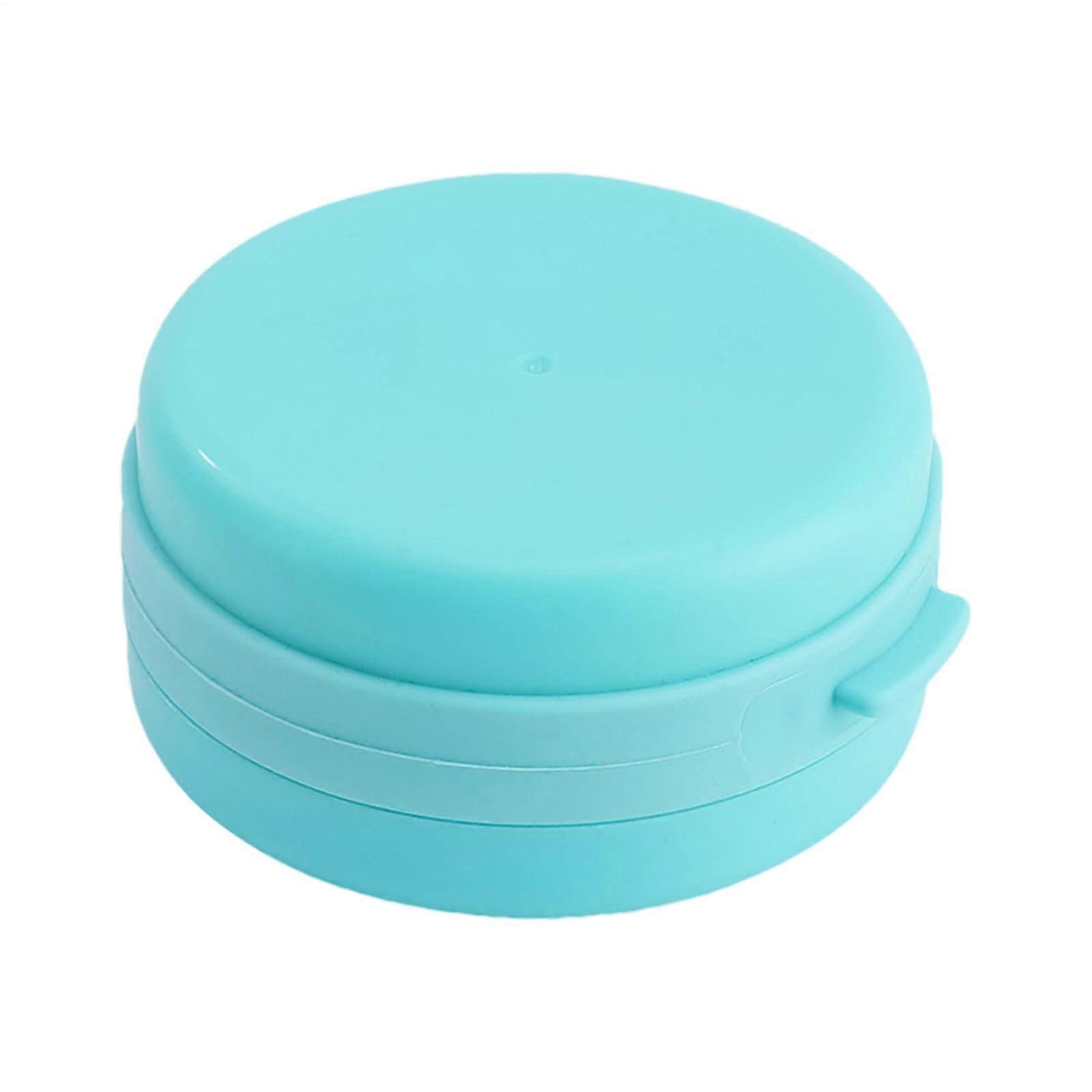Silicon Body Scrubber Soft bristle back scrub massage exfoliator brush Clean blue
