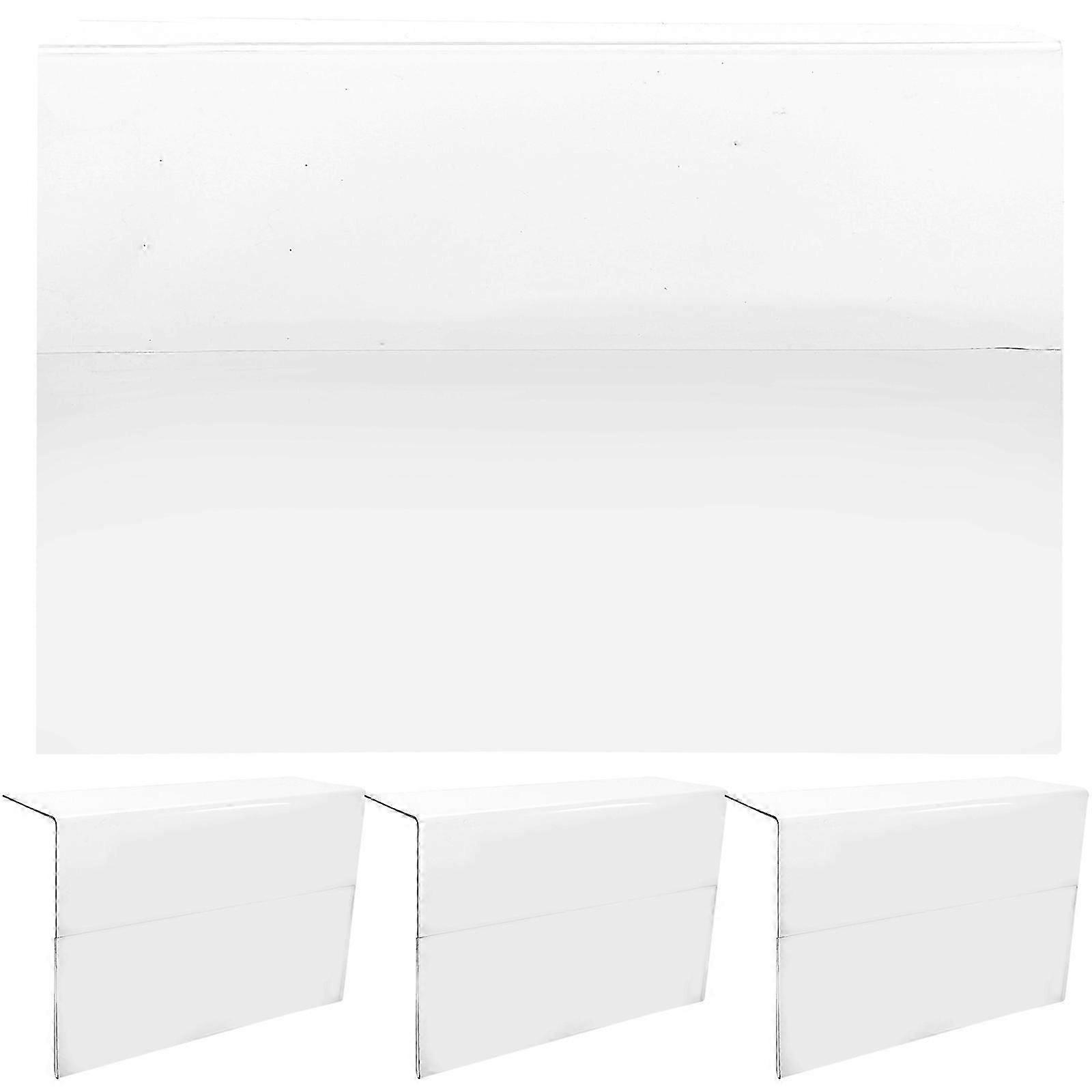 Clear Card Label Holder Simple Structure Design Suitable For Retail Stores 4Pcs