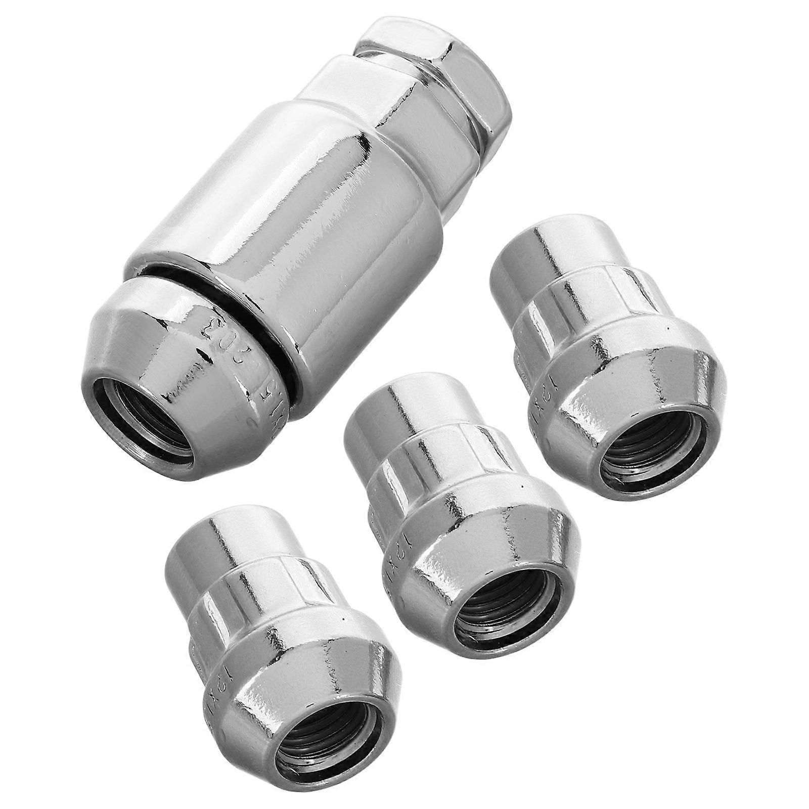 5pcs Anti Theft Wheel Lock Lug Nuts Set for Secure Fit Car Wheels – Enhanced Security and Durability, Prevents Tire Theft