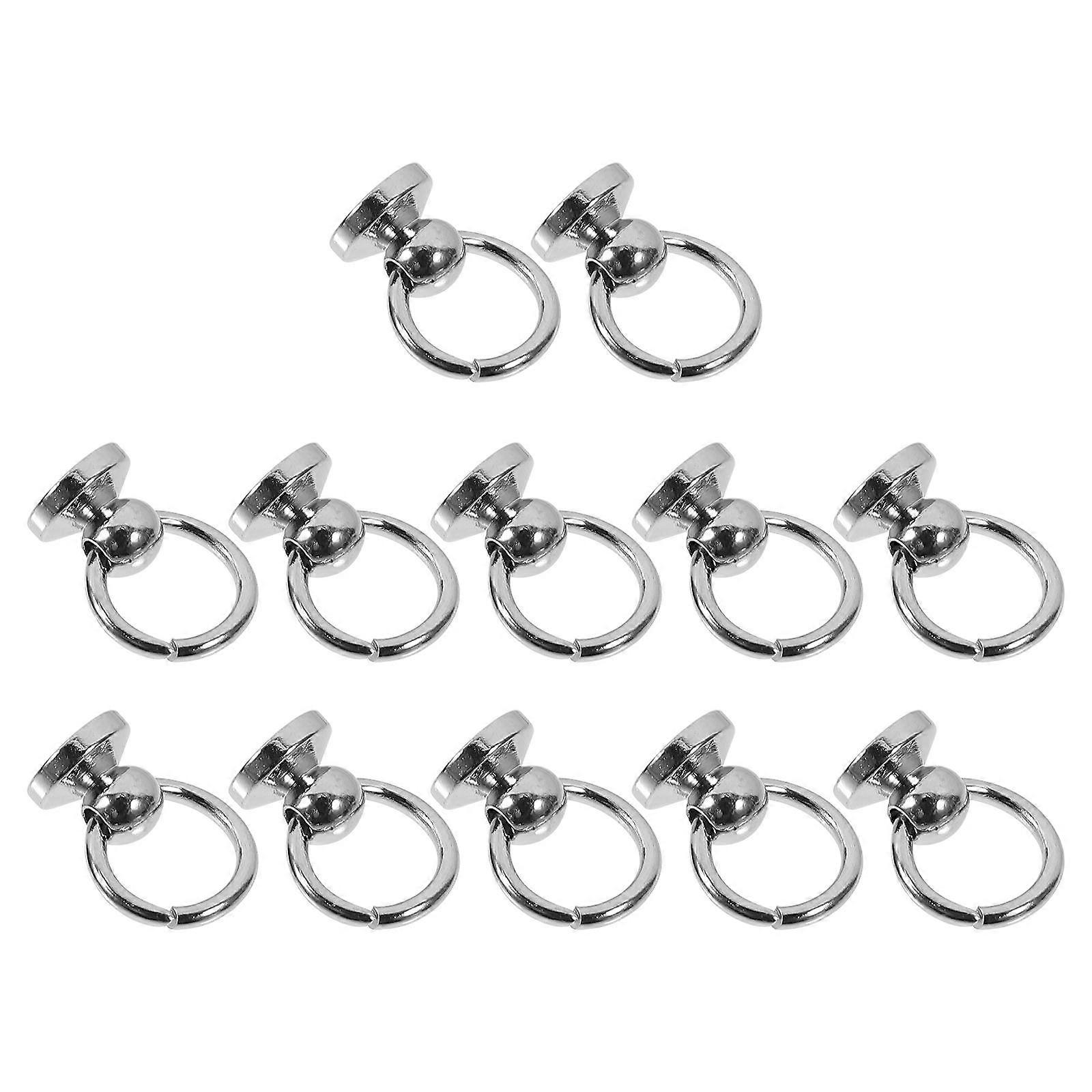 DIY Buckle 12Pcs Bag Ring Buckle Connector for Side Clip