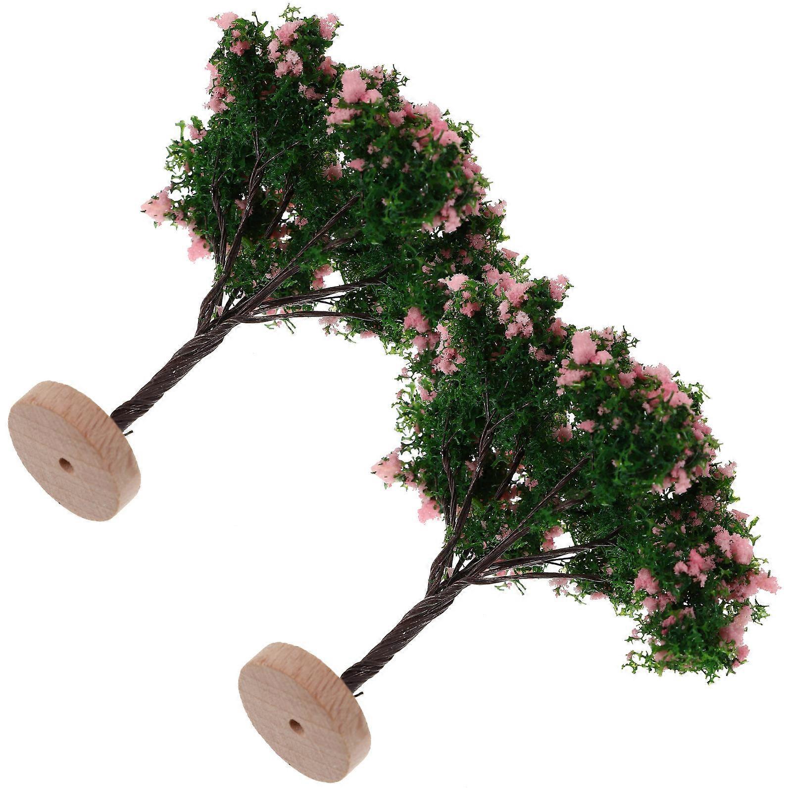 Miniature Landscape Trees Miniature Landscape Tree for Decor 2Pcs Set