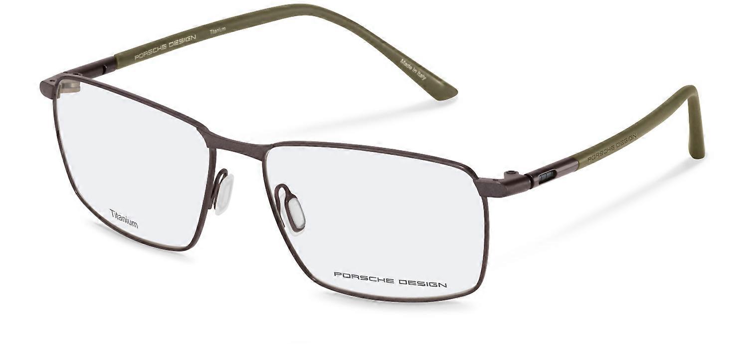 Eyewear Frames Porsche Design P8766 D000 brown/olive 56/16/140 MAN
