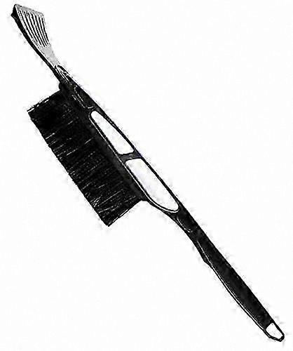 Long Handle Snow Brush with Ice Scraper for Car Windshield Black