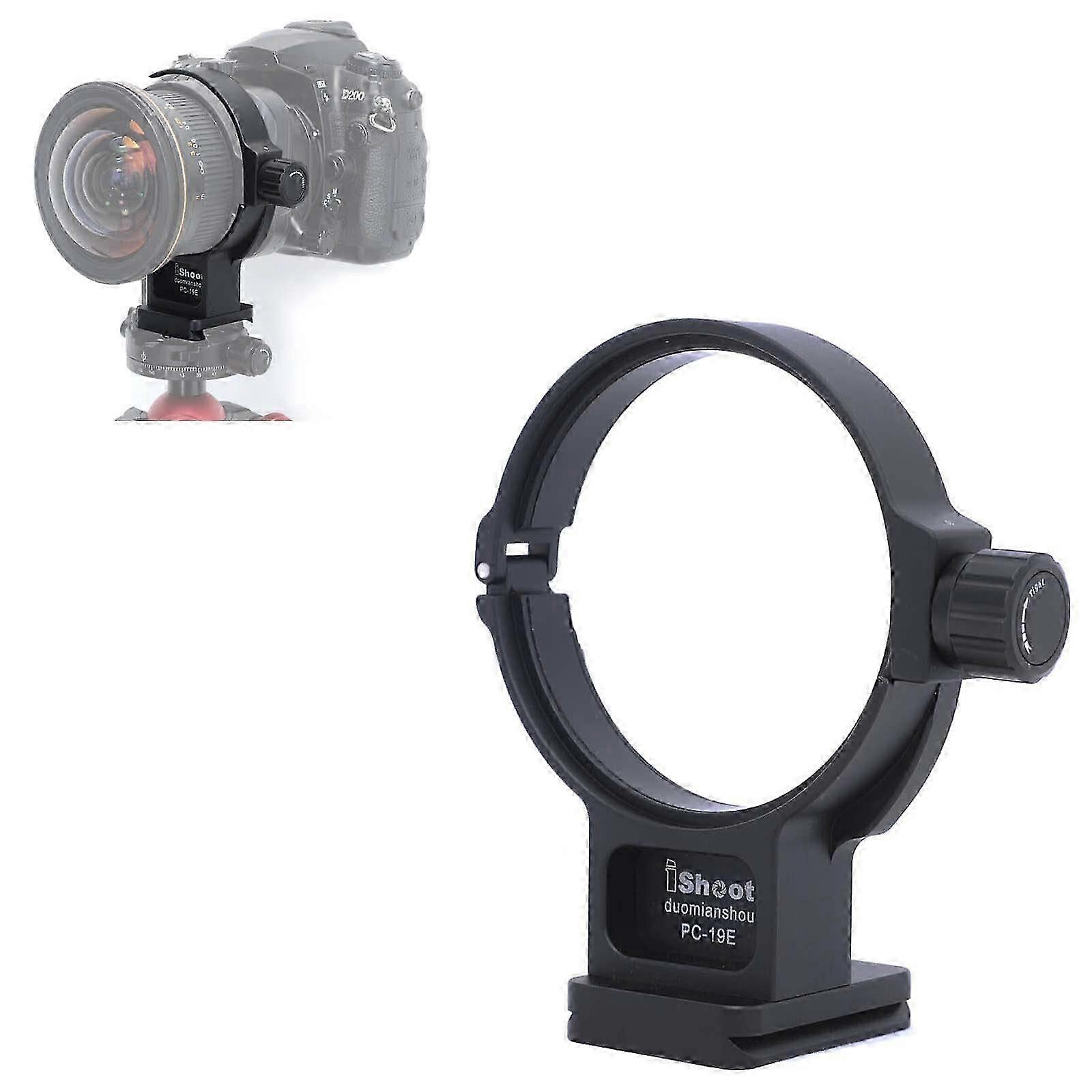 Tripod Mount Ring, Lens Collar Holder Bracket Compatible with Nikon PC NIKKOR 19mm f/4E ED Tilt-Shift Lens