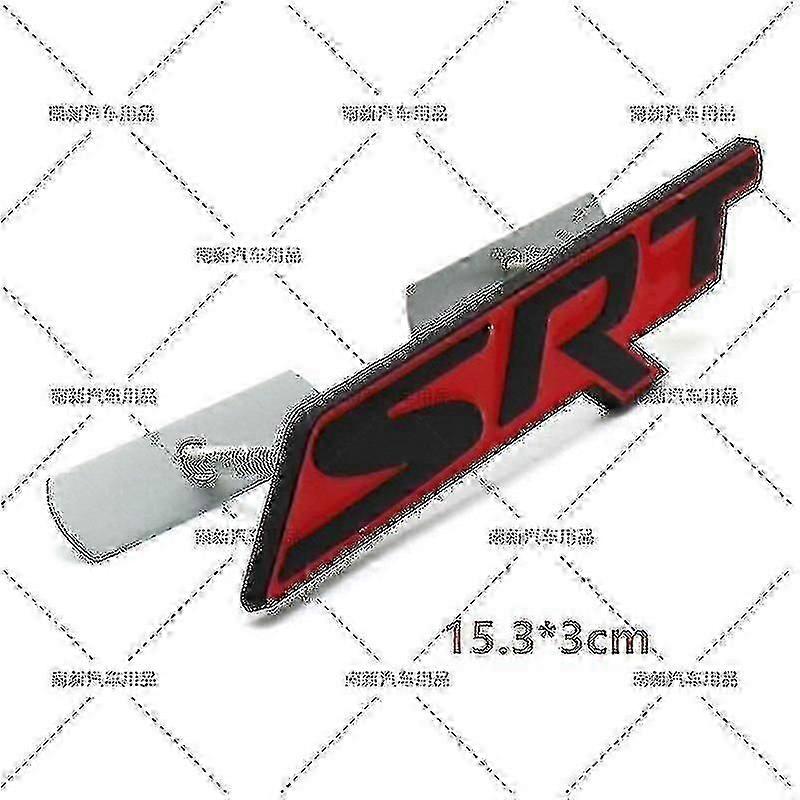 3d Srt Grill Emblem Car Stickers Grille Badge Logo Decal Car Styling For Dodge Charger Srt6 Srt8 Journey Caravan Ram Viper