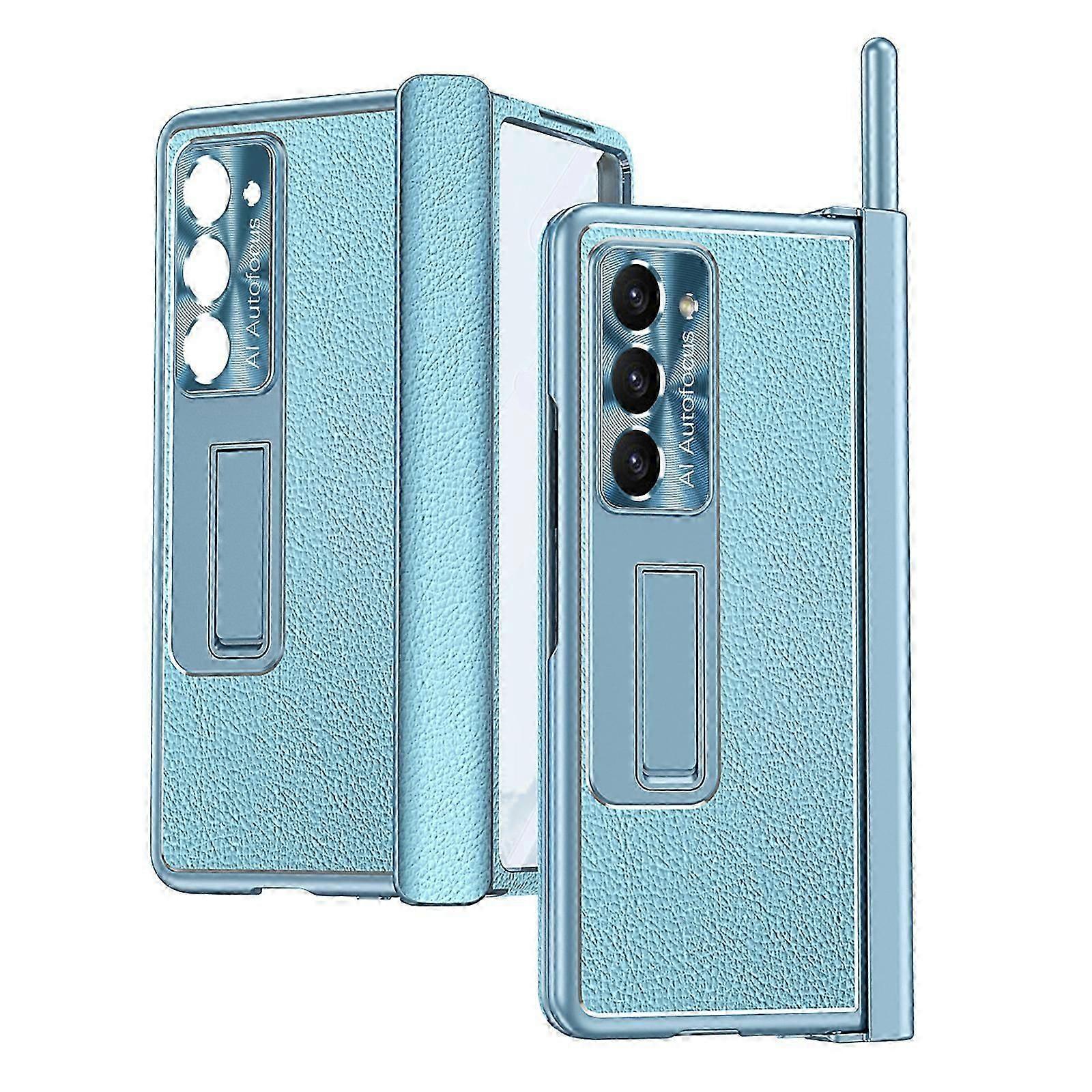 S Kalem Tutucu ve S Pen ile Uyumlu Samsung Galaxy Z Fold 5 Kılıf, Ekran Koruyucu Menteşe Kılıf Samsung Z Fold 5 Kickstand ile Kılıf