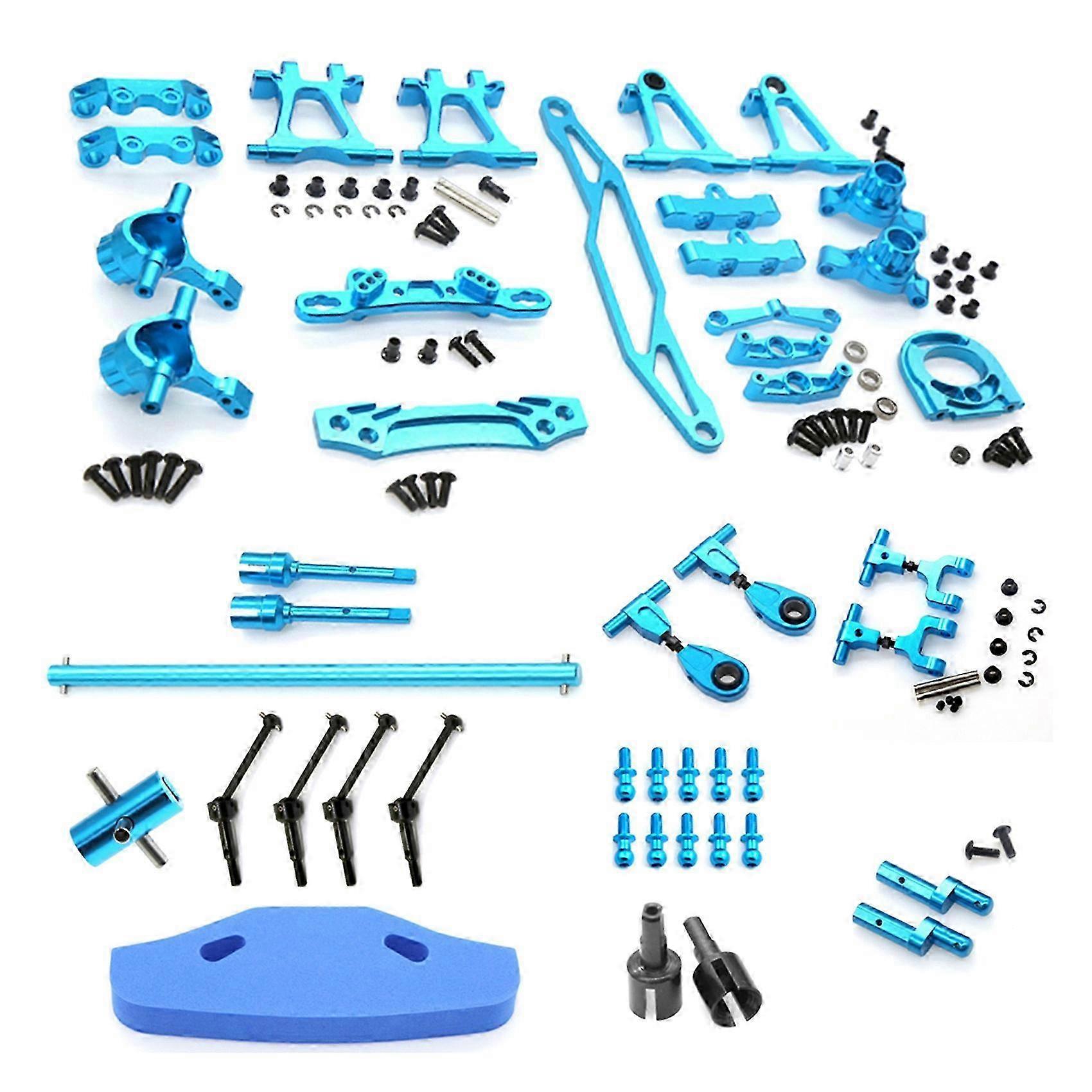 Suitable for Metal Modification Accessory Kit Suspension Arms Steering Knuckle Set Tamiya TT02 TT-02 1/10 RC-jc