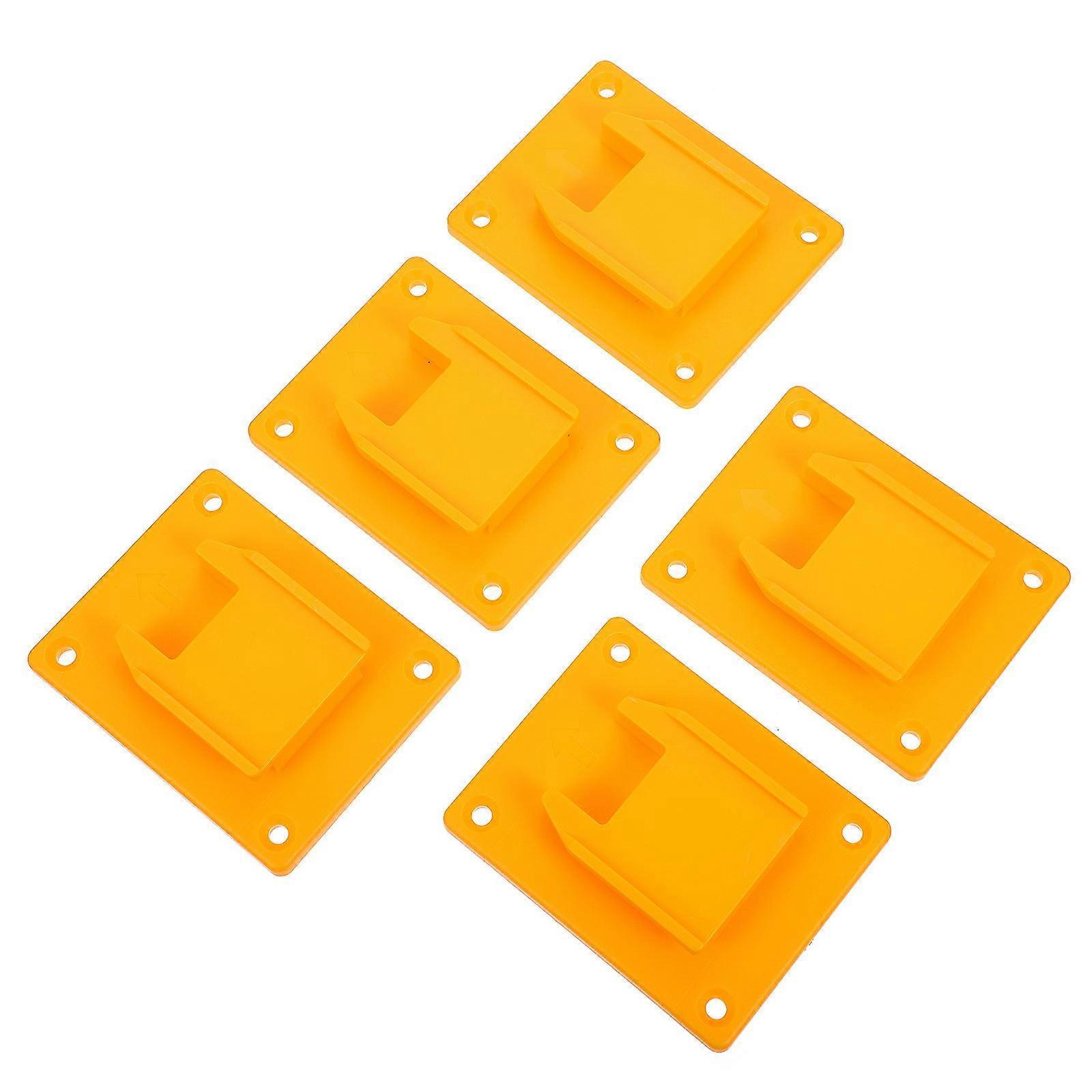 5pcs Tool Mount Holder Dock for Power Tools Compatible with DEWALT, Sturdy Wall Mounted for Garage & Workshop Use