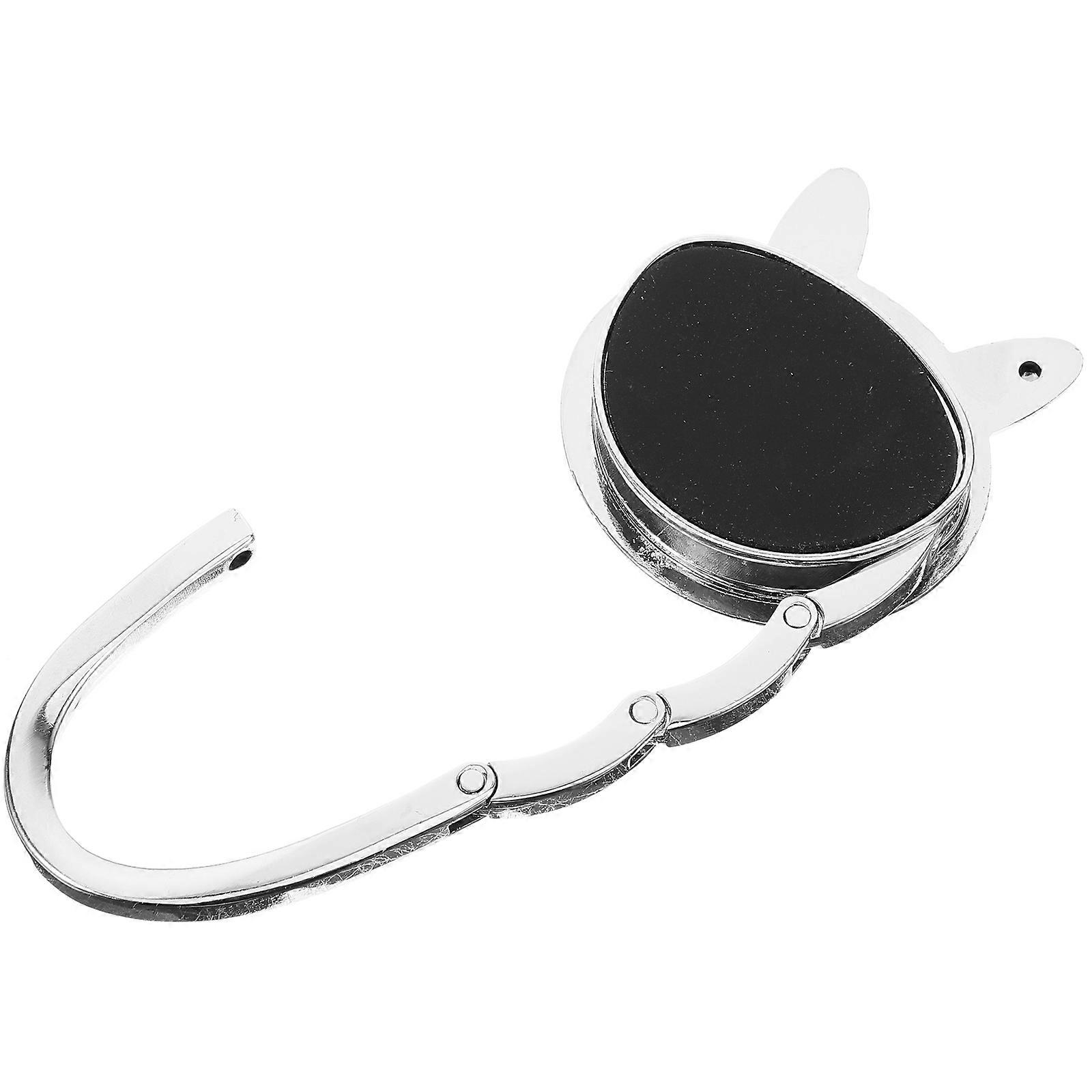 Space Saving Purse Hanger For Living Room Foldable Table Hook Silver Color Practical 1Pack