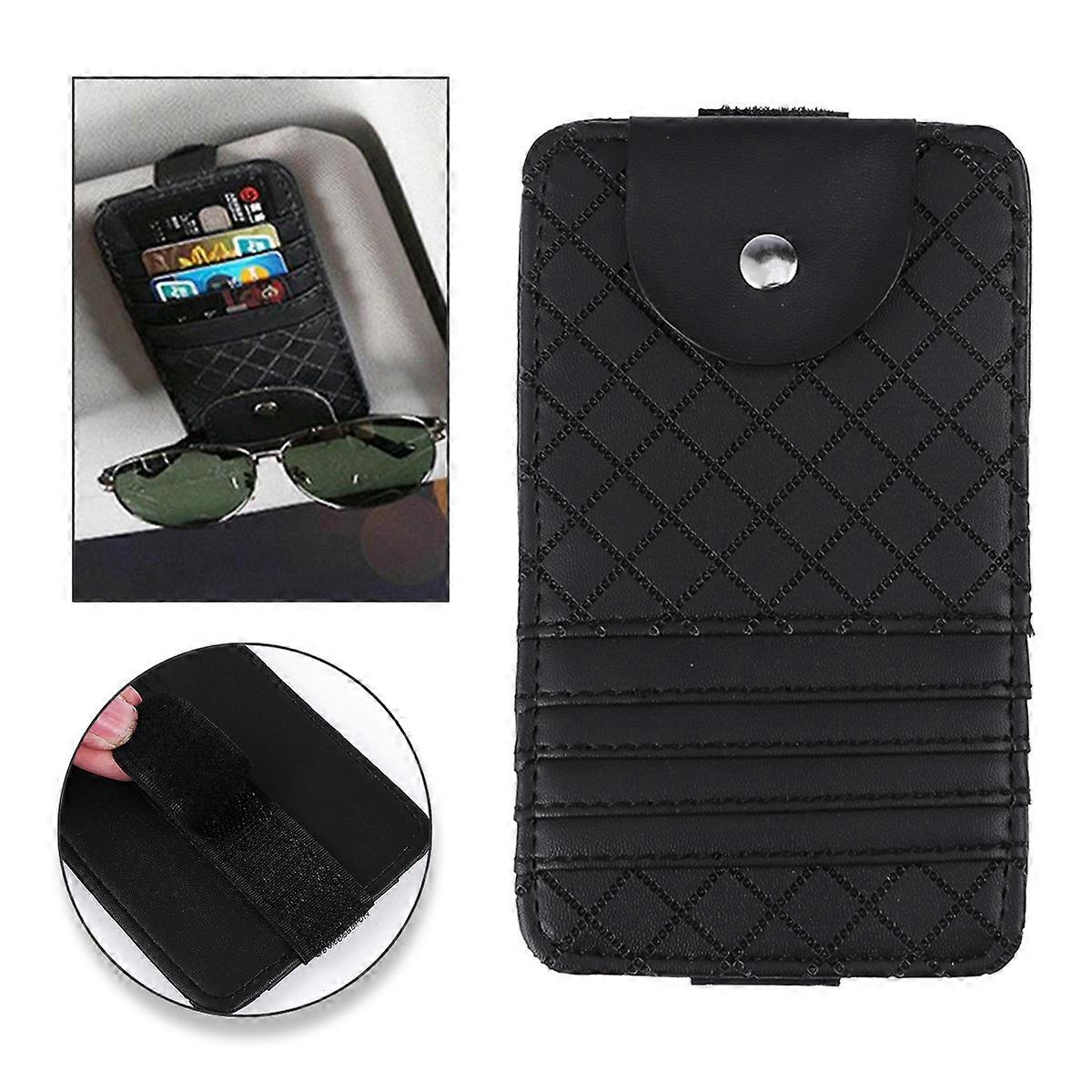 Multifunctional Car Visor Storage Clip Holder for Sunglasses, Cards & Personal Items – Keeps Vehicle Organized and Tidy