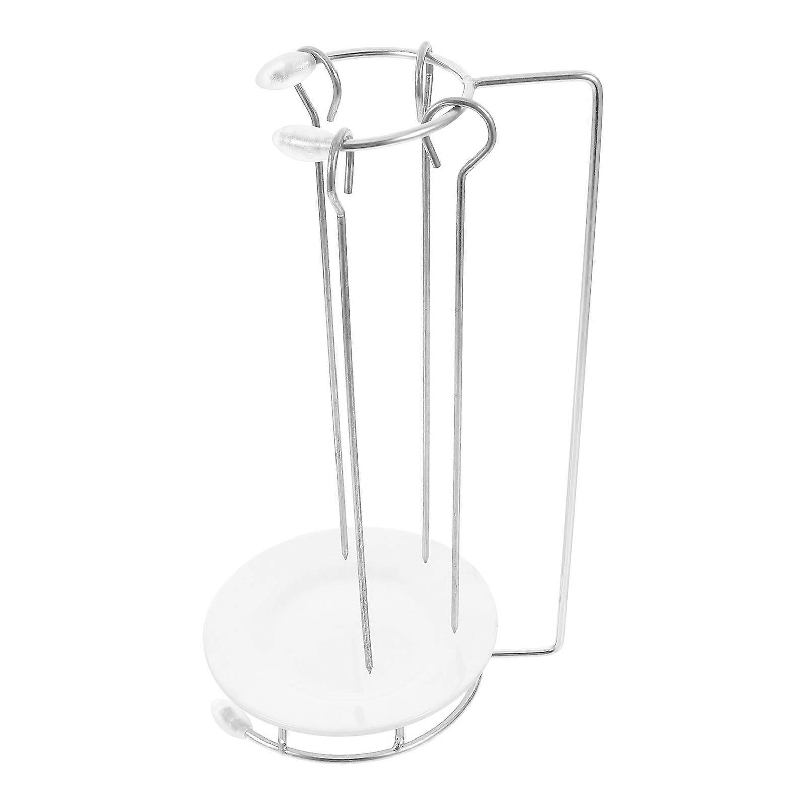 Stainless Steel BBQ Skewer Hanger with Ergonomic Design for Easy Storage and Longevity 1 Set