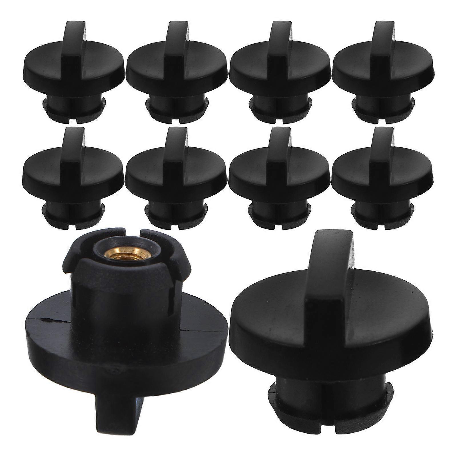 Gas Chainsaw Filter Screw Set 10Pcs Quick-Install Knobs Protective Cover For Outdoor Logging Applications