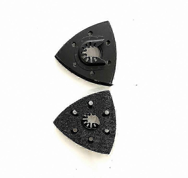 6-Hole Triangle Sanding Pad for Woodworking Projects Quick-Change Multi-Tool Attachment 90mm Sander Base