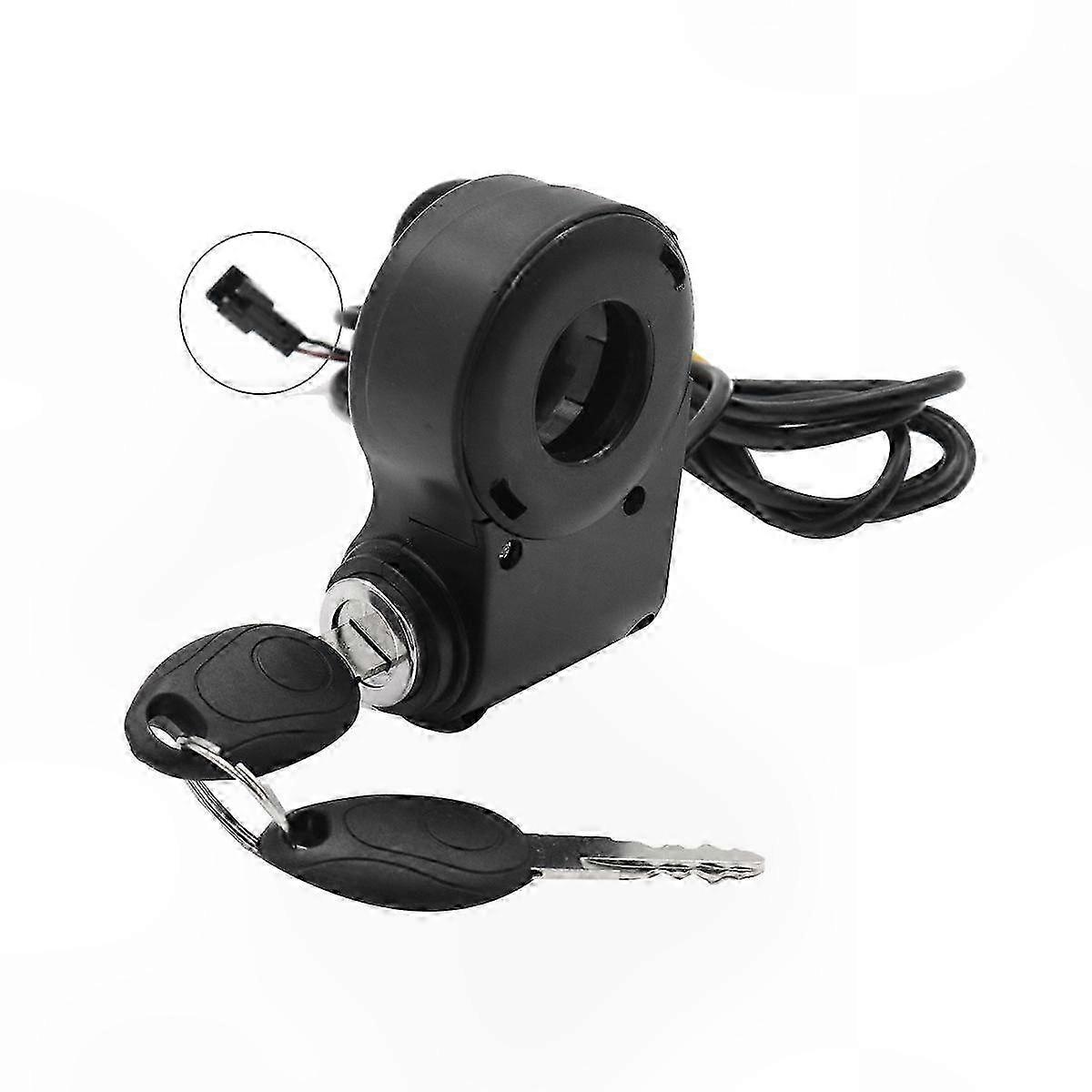 Display Meter with Ignition Lock Key for Electric Scooters, Compatible with 8/10 Models