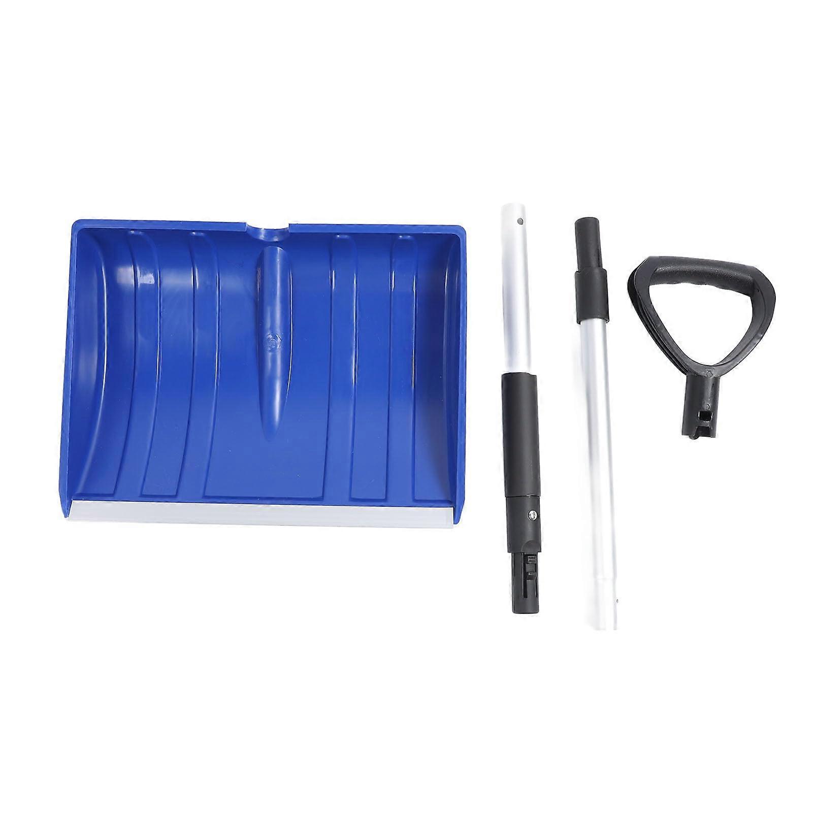 Detachable Snow Shovel Large Capacity Lightweight Portable for Emergency Car Garden Camping Red (Blue)