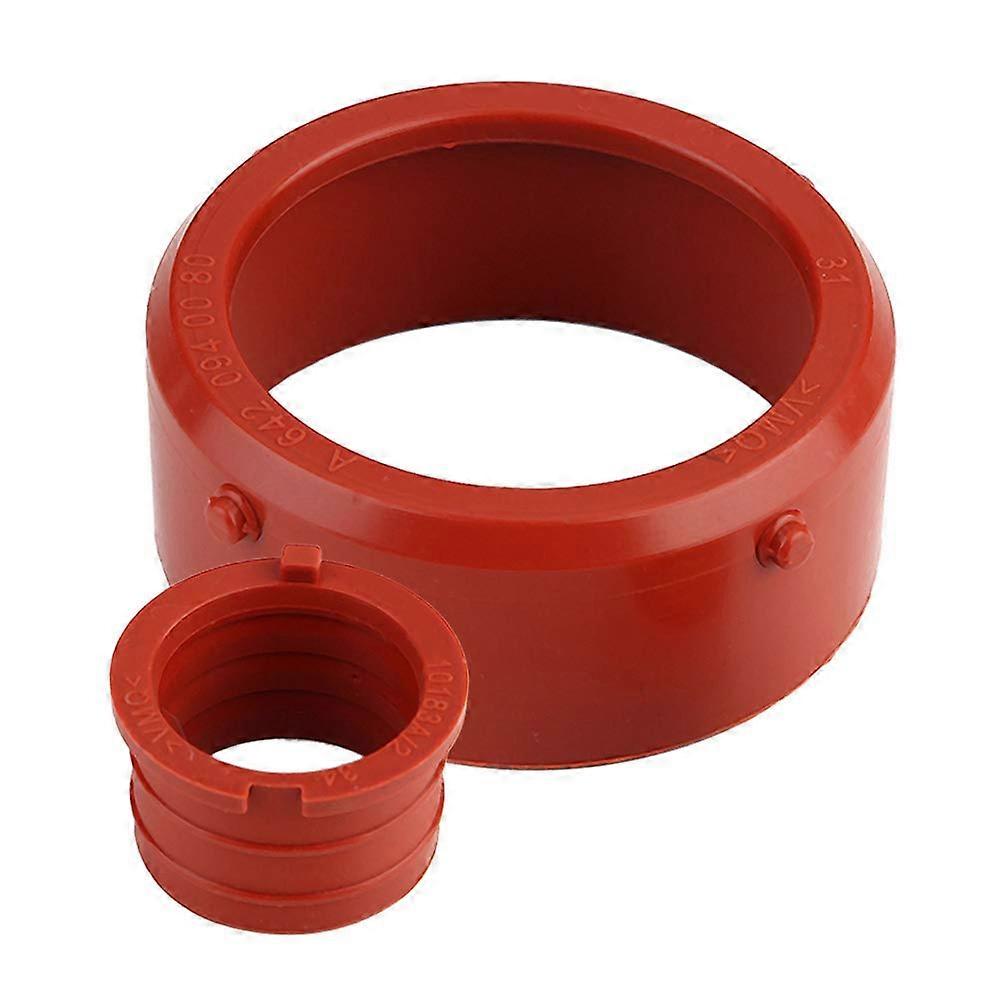 Turbo Intake Seals,  Reliability and Easy Installation for OM642 Engines, Compatible with, Red, 2pcs/Set with Engine Pollution