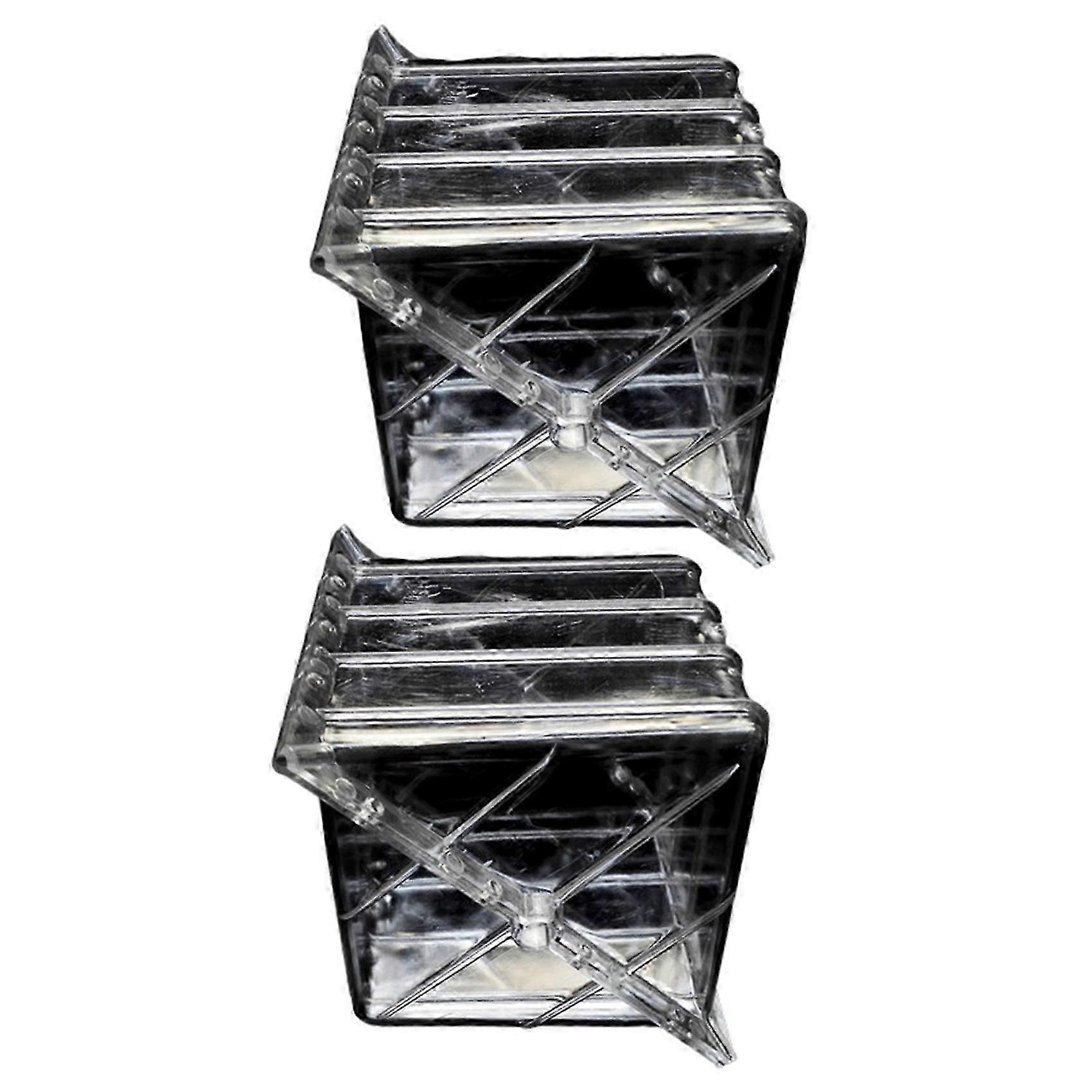 Neue und große Größe Clear Heart Square Kunststoff Anbauform für Wassermelone - Transparentes Fruchtform-Kit