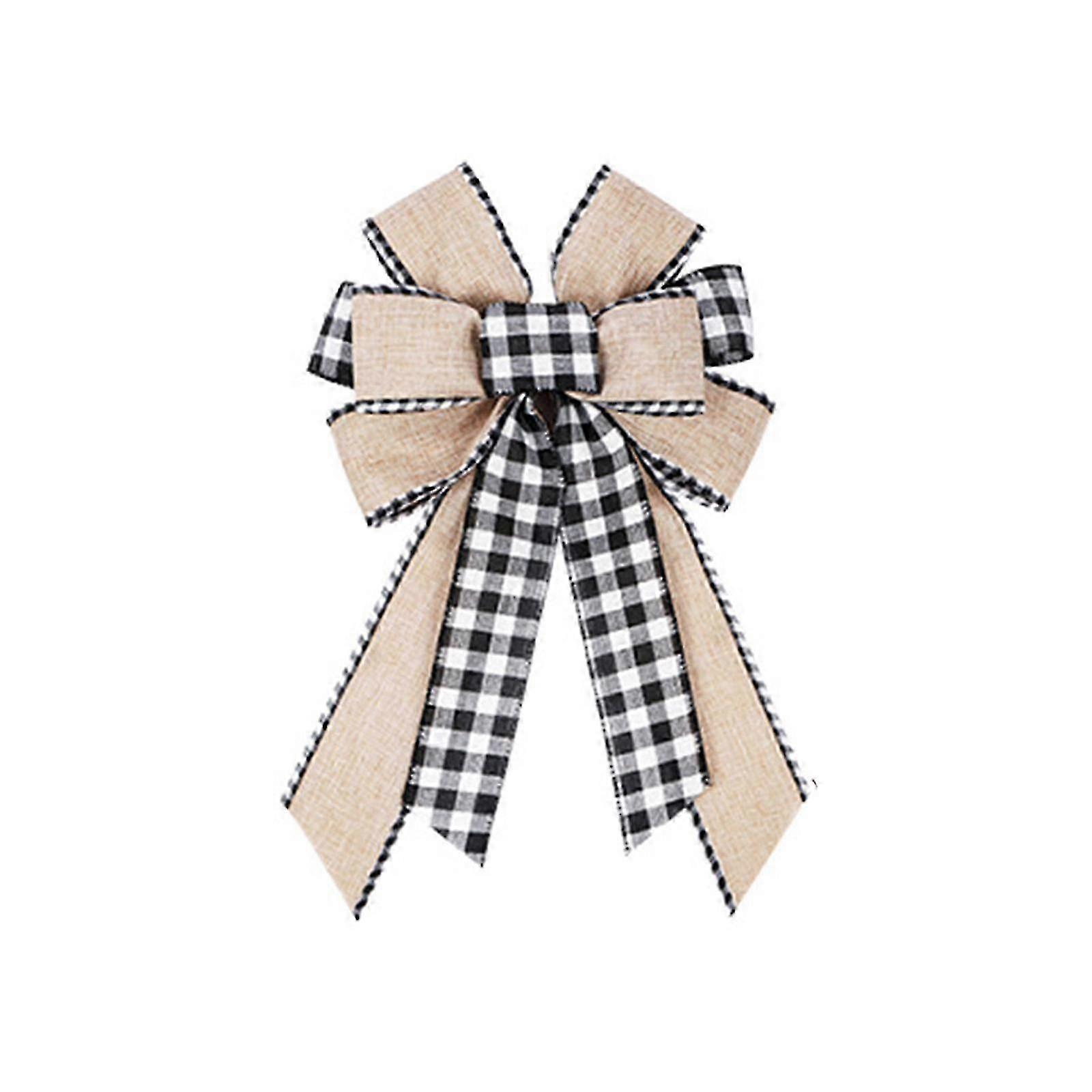 Christmas Tree Topper Bow for Holiday Decorations - Great for Gift Wrapping