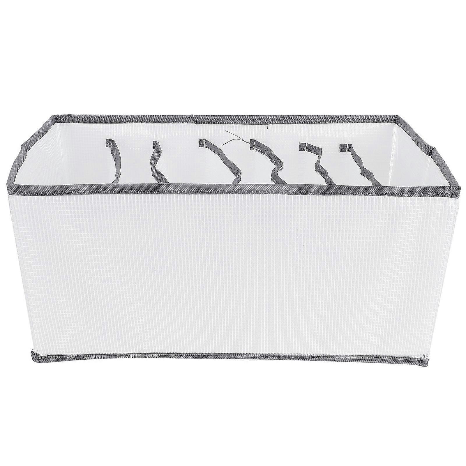 Wardrobe Storage Clothes Storage Bin for Dormitory Grey Pvc with Space Optimization 1Pcs