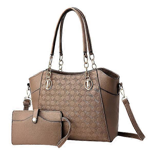 Ladies' fashionable bag with radial handle and large internal structure
