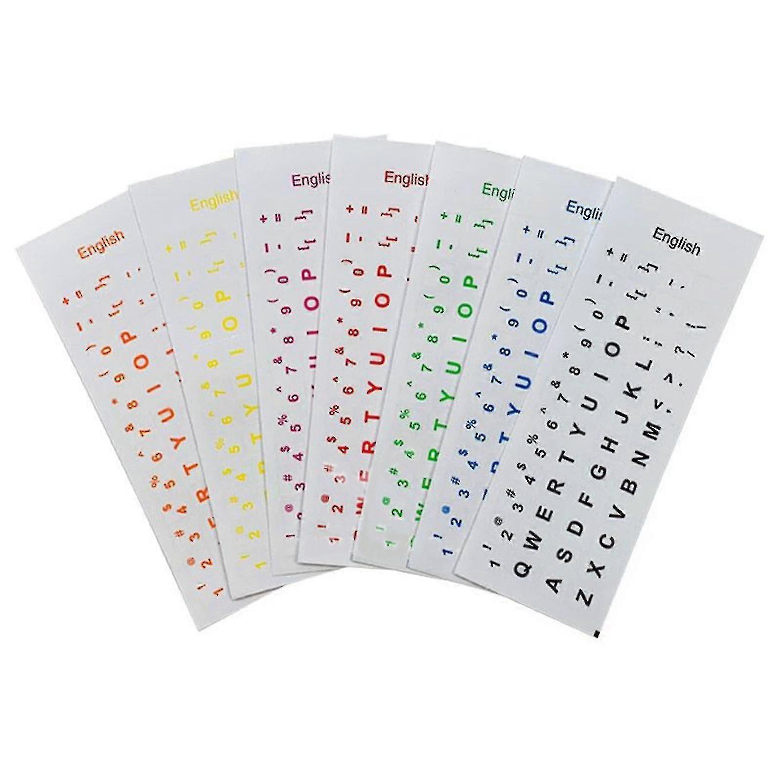 English Letter Keyboard Sticker Keypad Cover For Notebook Computer Desktop