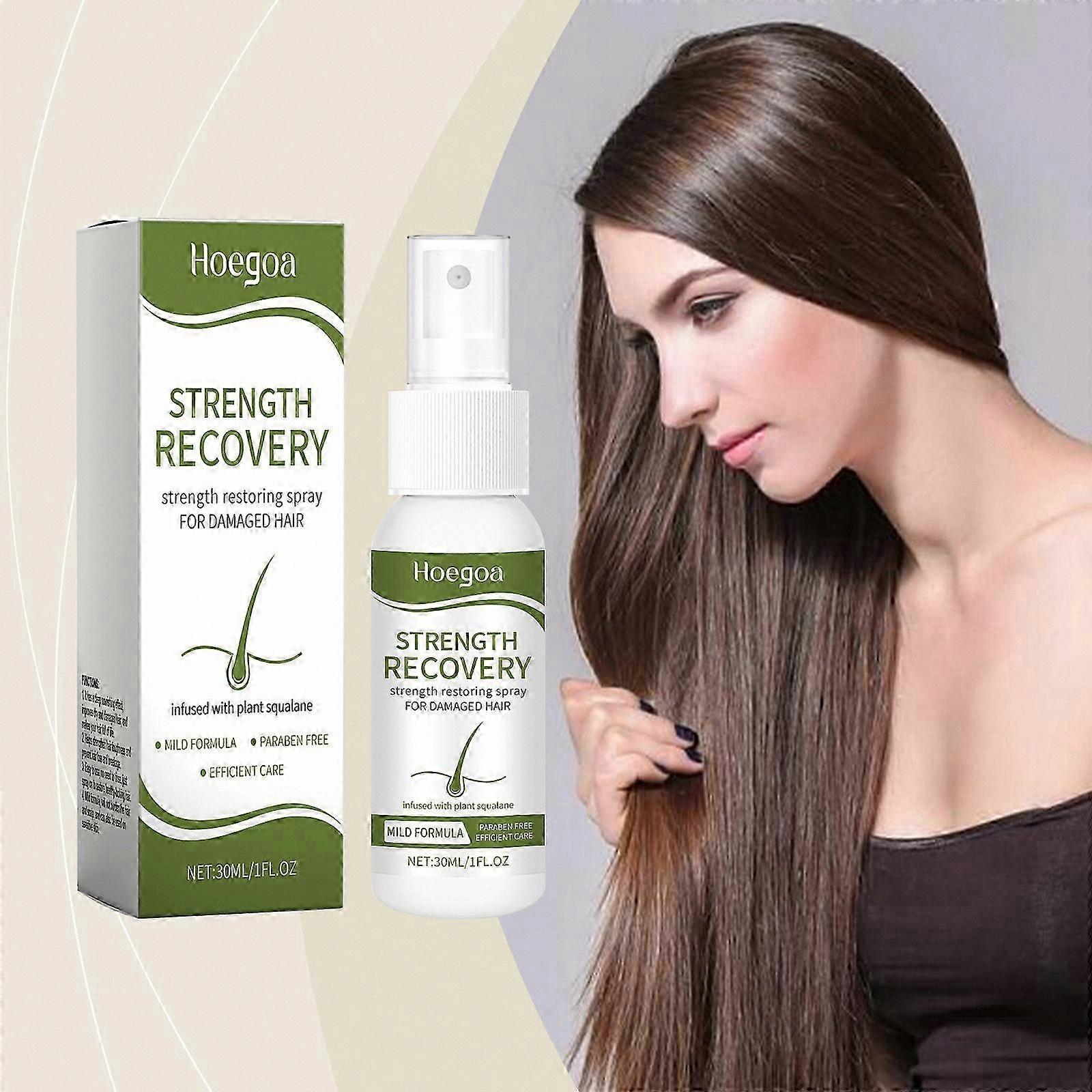 Hydrating Hair Revival Mist for Dry and Damaged Locks, Nourishing Care Spray to Soften and Volumize Strands