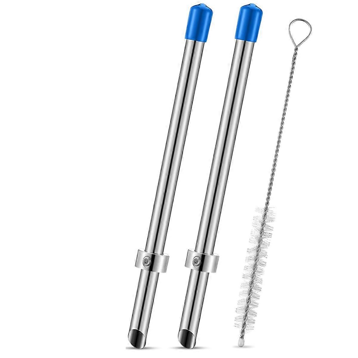 2 PCS 8.7 Inch Straw Puncher for Plastic Lids Straw Hole Puncher