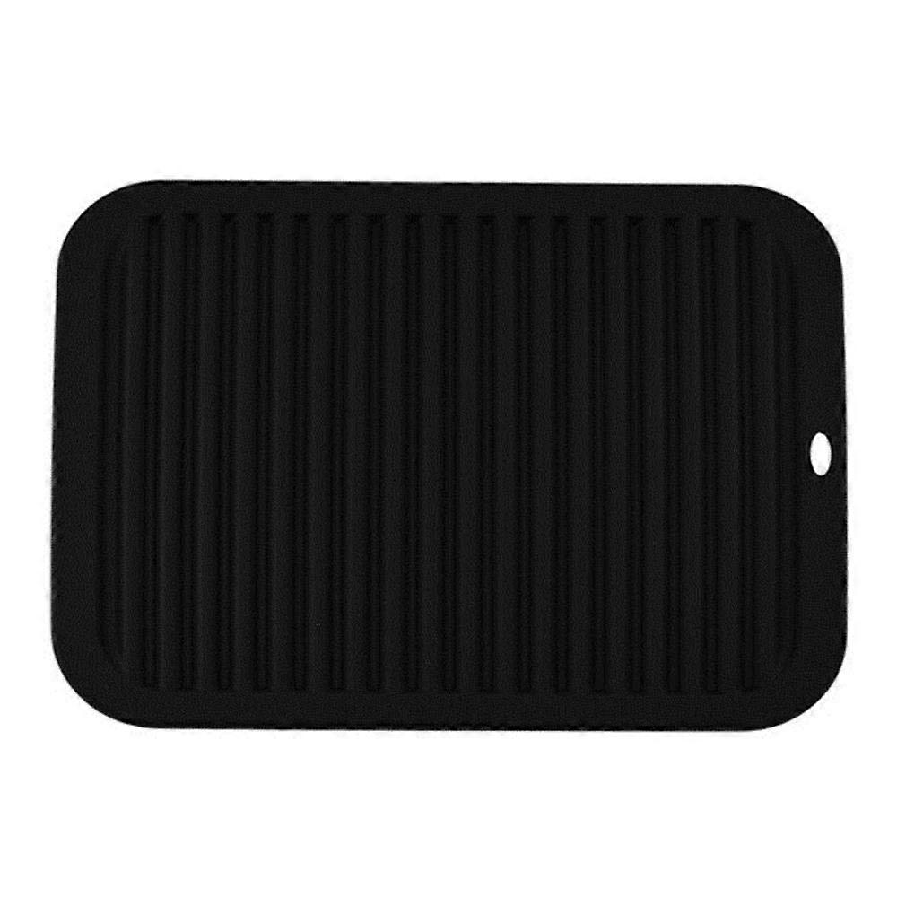 Silicone Insulation Pad - Multifunctional Black Water Filter Mat, Anti-Scald Pot Mat, Slip-Resistant Table Pad