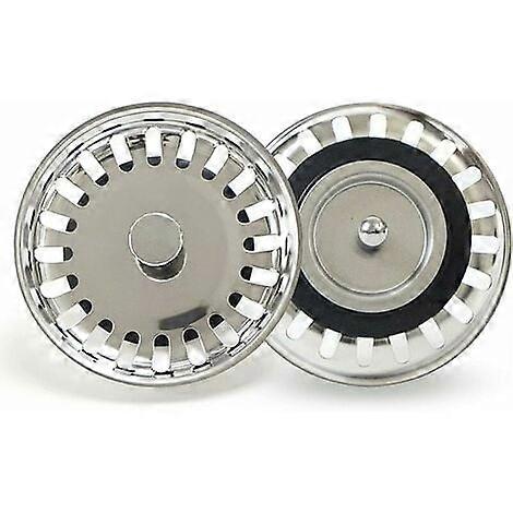 Kitchen Sink Stopper Kitchen Sink Filter Stainless Steel Bathroom Sink Stopper Bathroom Sink FilterUniversal Sink Stopper (79mm)