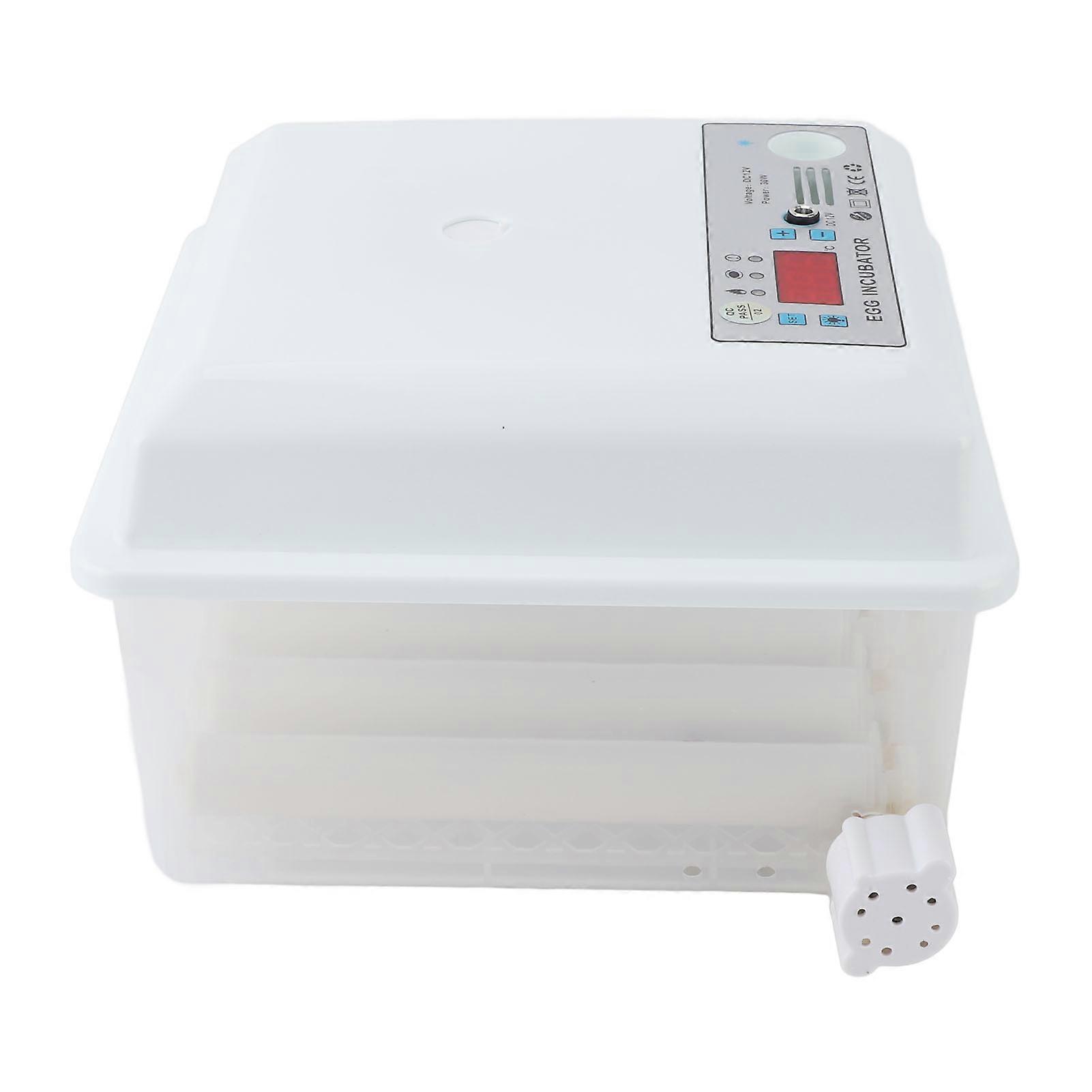 12 Eggs Fully Automatic Poultry Incubator Dual Power 110-220V US Plug