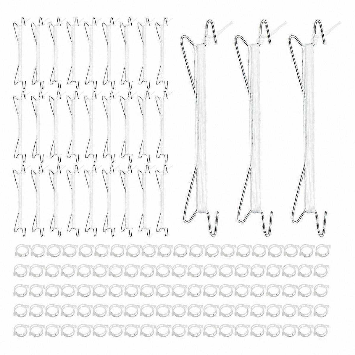 Garden Hooks with Twine, Plant Training Clips, Support Hooks for Tomatoes