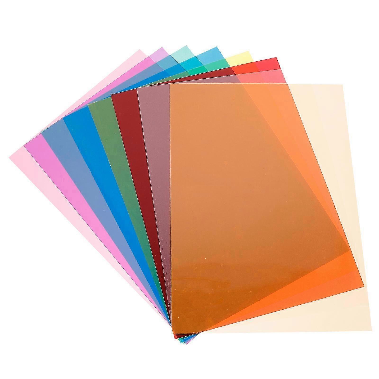 1 Set Replacement Light Gel PVC Colored Lighting Filter for Flash Strobe