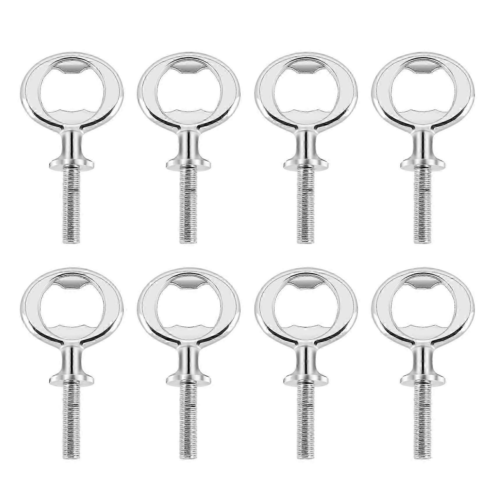 DIY Bierflaschenöffner Set 8 Metallteile blank