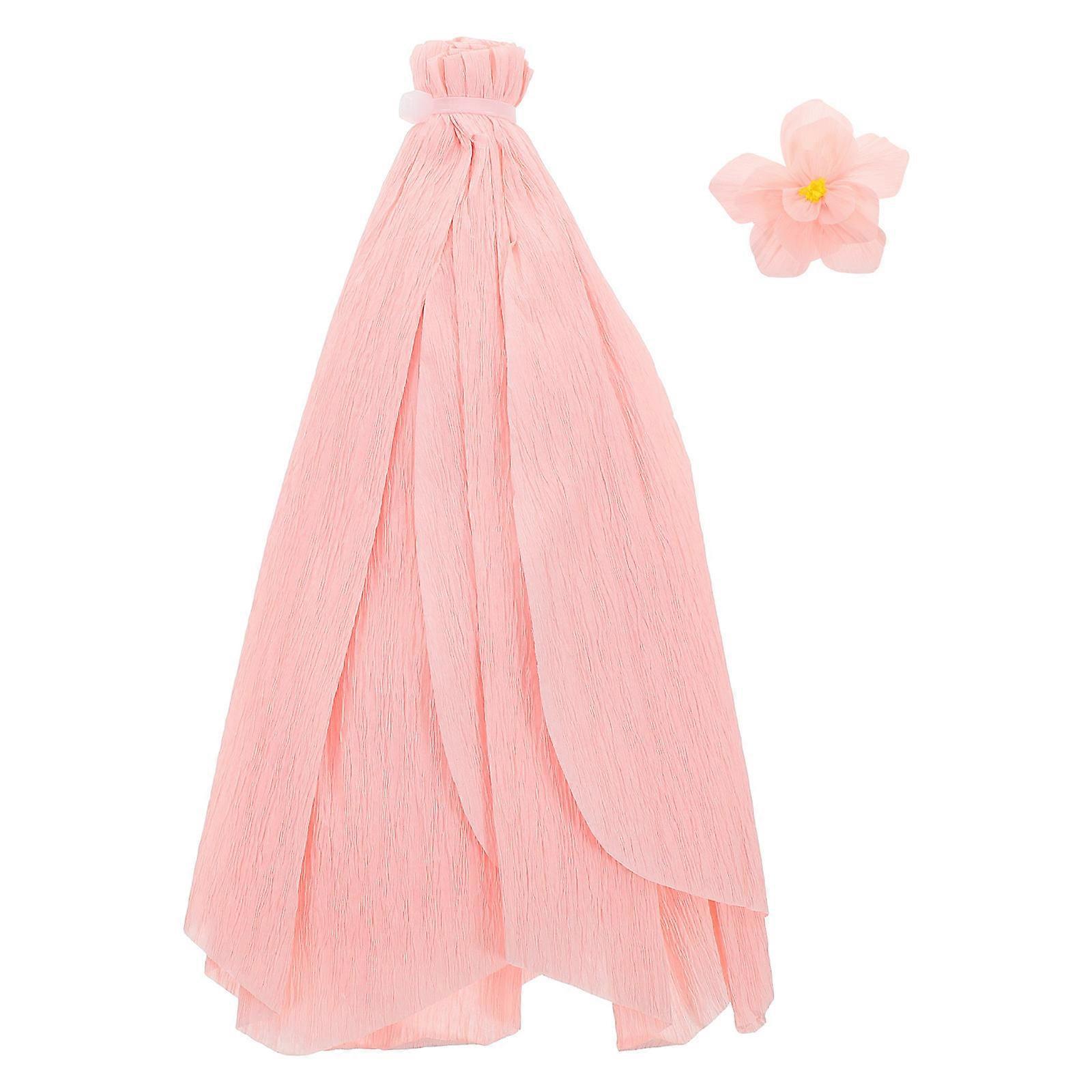 Red Paper Flowers for Party Decoration Use Elegant 3D Crepe Design Adds Depth and Texture to Walls