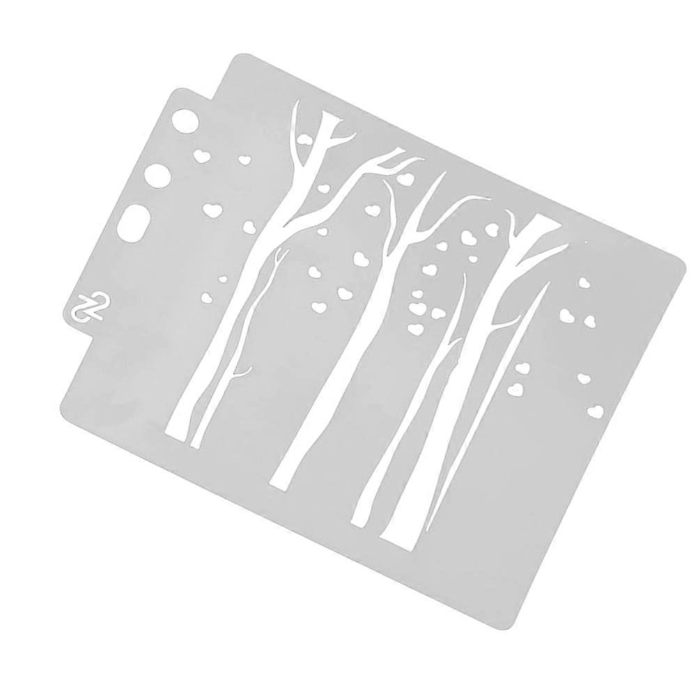 Flower Painting Stencils Drawing Stencil Assorted Patterns Hollow Out Craft Scrapbooking Children's Crafts 1Pcs