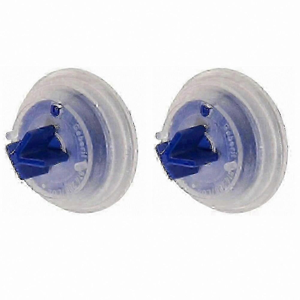 2-Pack Universal Toilet Cistern Stop Valve & Diaphragm Washer Replacement Kit for Common Models