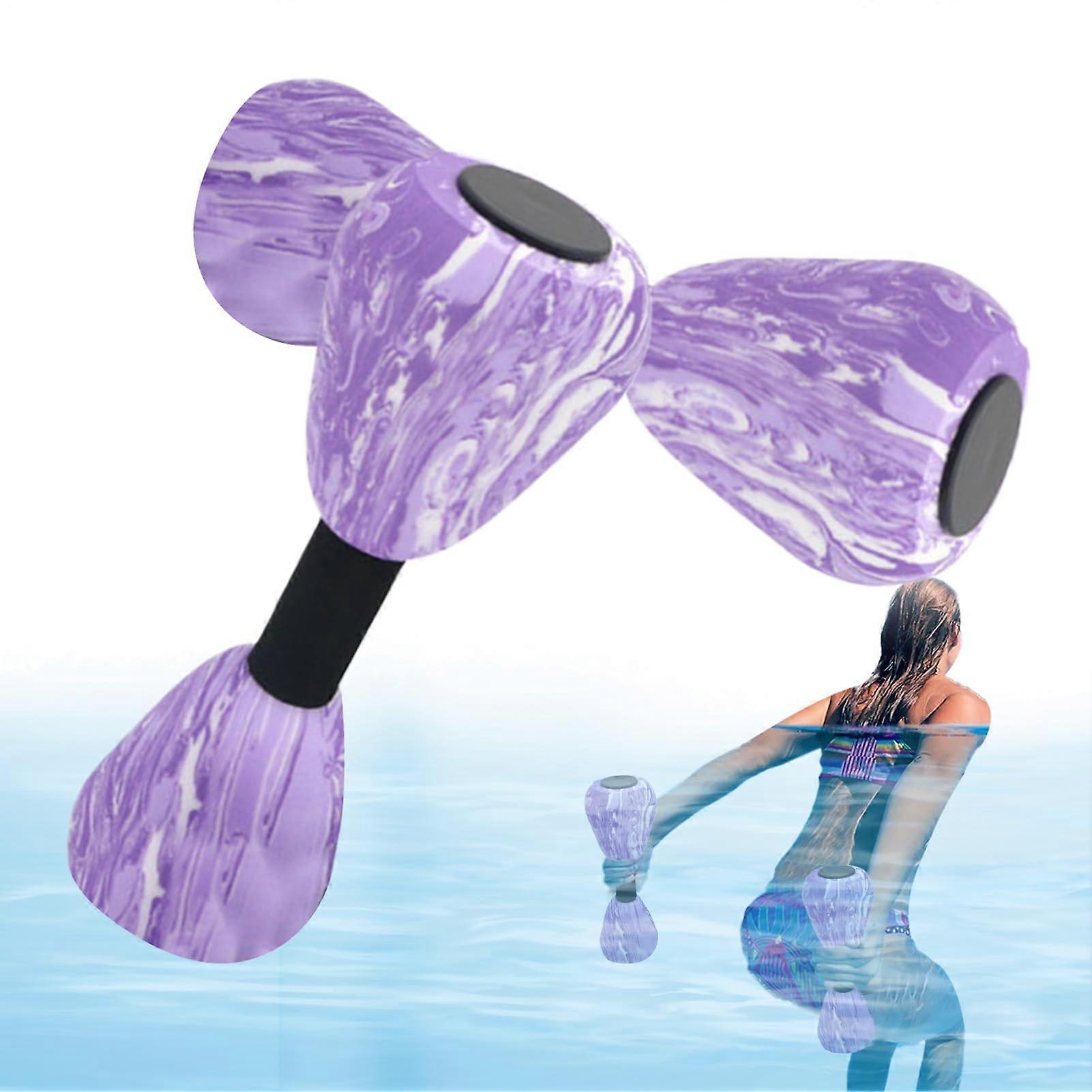 Aquatic Exercise Dumbbells EVA Foam Pool Weights Water Aerobics Dumbbells Gym Outdoor Exercise Equipment