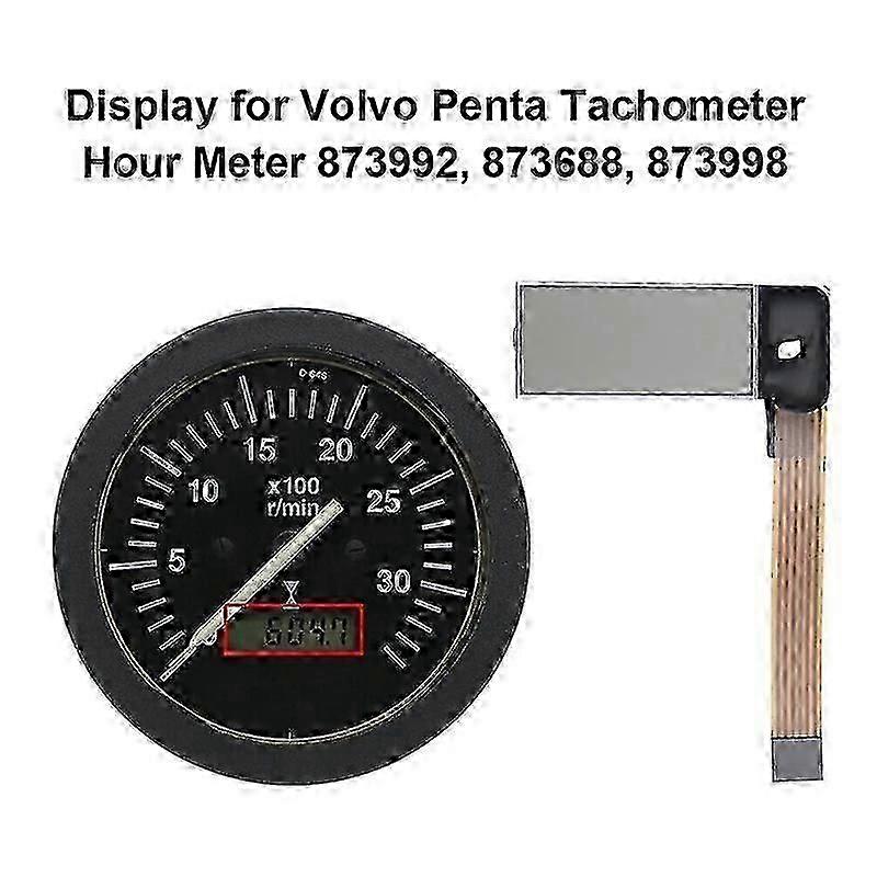 Tachometer Hour Meter Display Screen For Volvo Penta 873992  873686  873688  873998 SZRH A-G 909