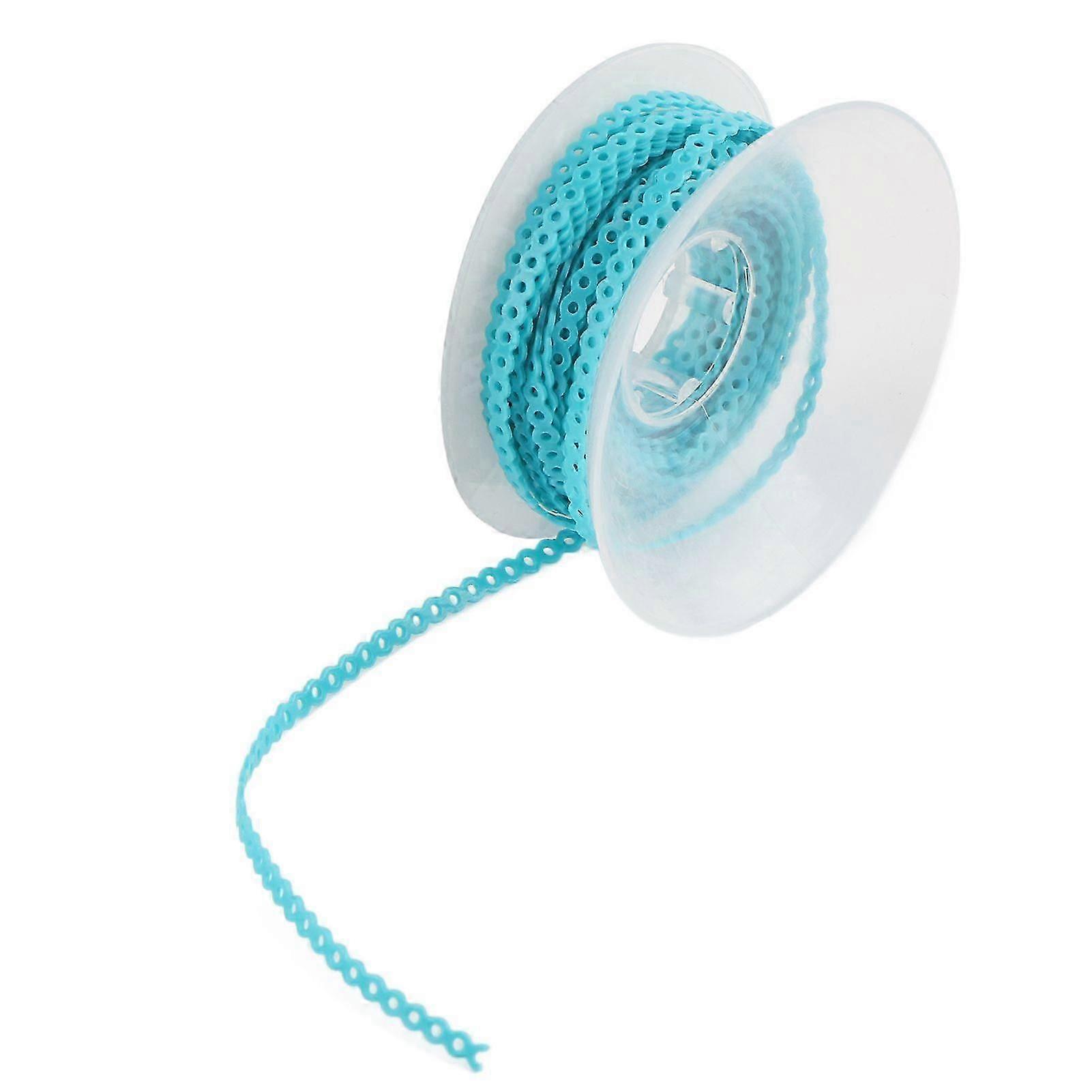 Elastic Orthodontic Rubber Chain Dental Orthodontic Elastic Chain Orthodontic Spool Elastic Rubber BandBlue