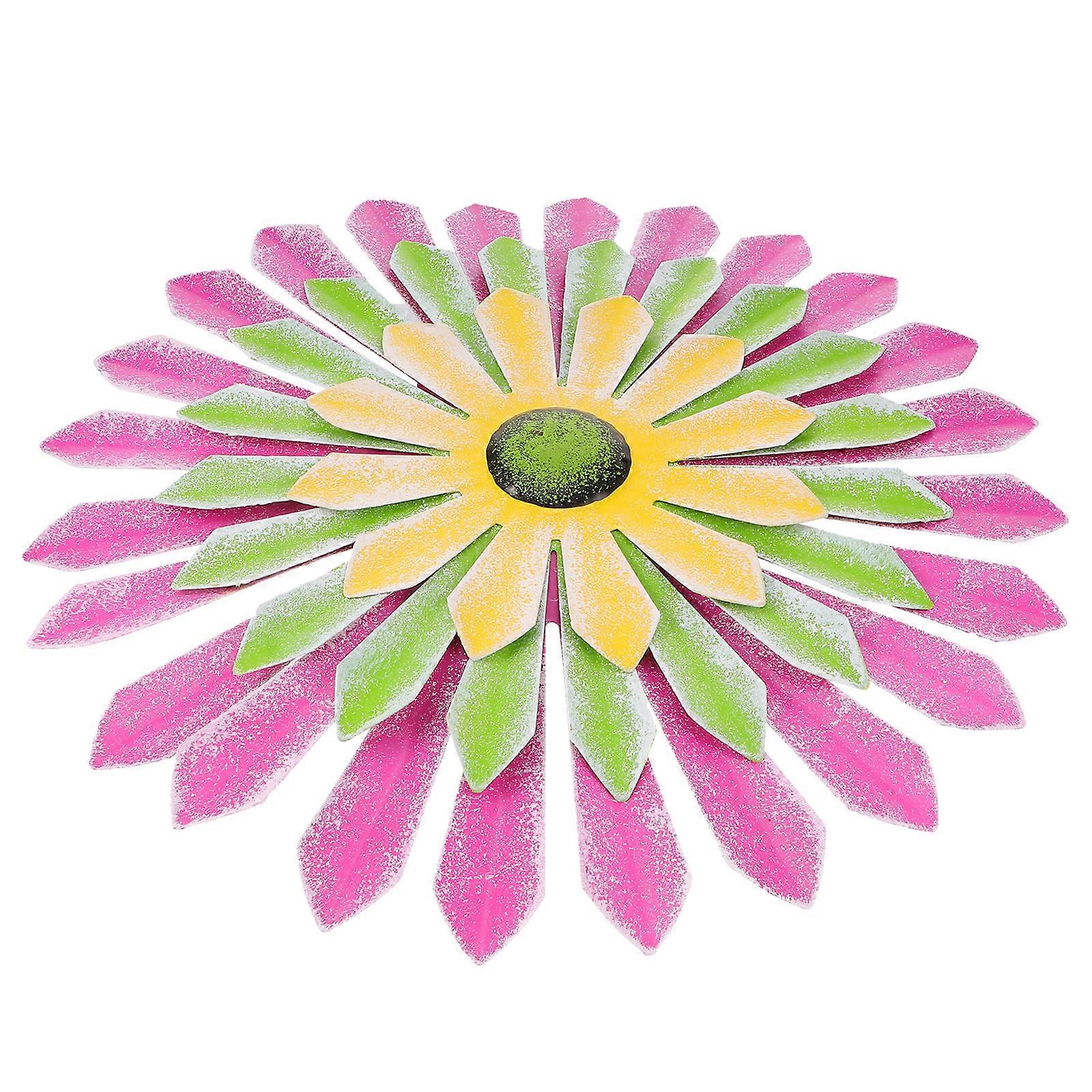 Metal Flowers Wall Art Iron Flower Pattern for Decoration Nordic