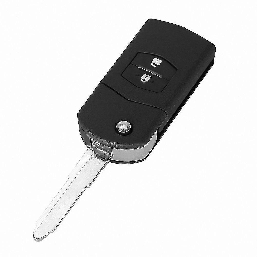 2-Button Key Shell Cover for Flip Remote Mazda-Compatible