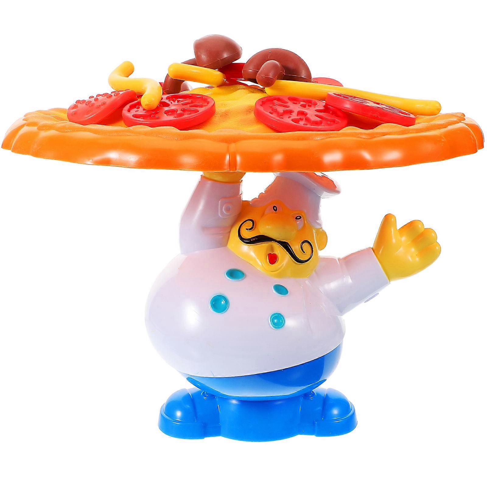 Interactive Pizza Stacking Game For Children Toy Set With Shape Provides Fun 1 Set